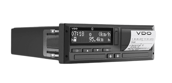 Tachograf cyfrowy w pojeździe ciężarowym